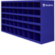 40 Compartment Bin 9 inch Deep OEM Blue Questions & Answers